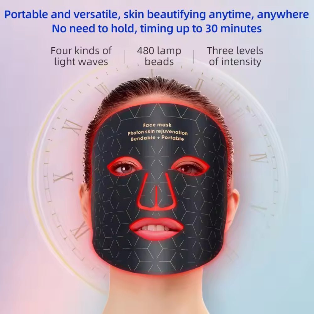 🌟 LumiGlow LED Light Therapy Face Mask – How It Works, Scientific Benefits & How to Use It - pour Elle store
