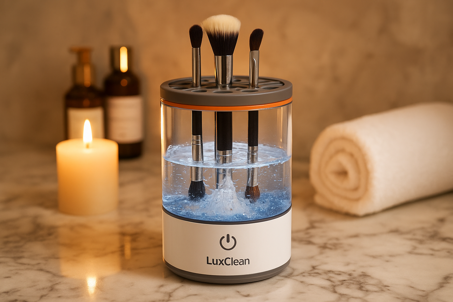 LUXCLEAN The Ultimate 3-in-1 Makeup Brush Cleaner for Effortless Beauty