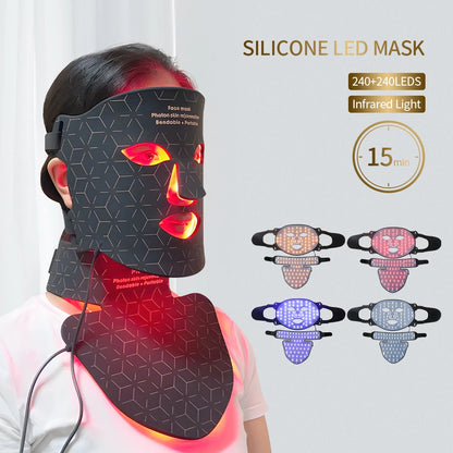 LumiGlow™ 4D LED Face & Neck Mask