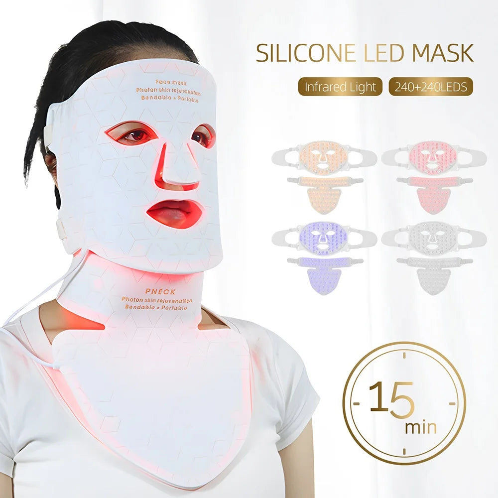 LumiGlow™ 4D LED Face & Neck Mask