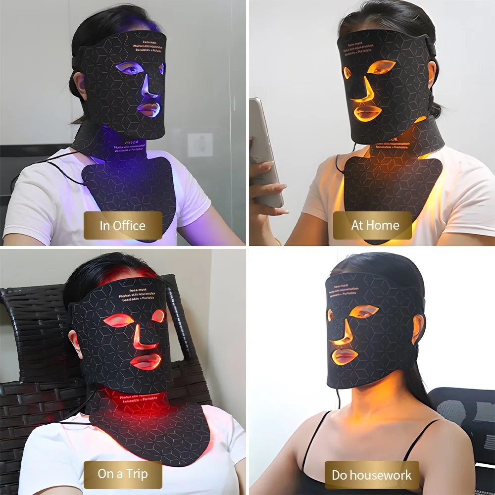 LumiGlow™ 4D LED Face & Neck Mask