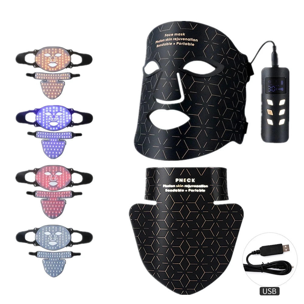 LumiGlow™ 4D LED Face & Neck Mask