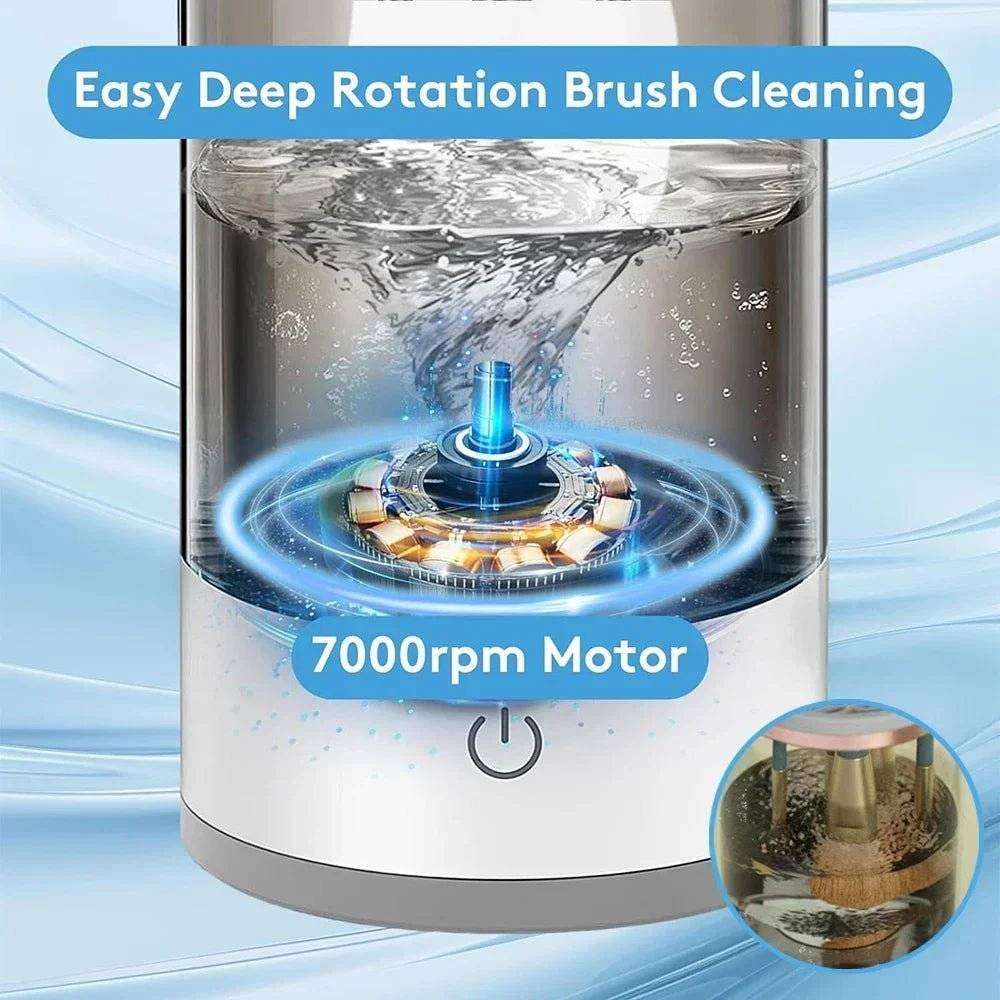 make up brush clean